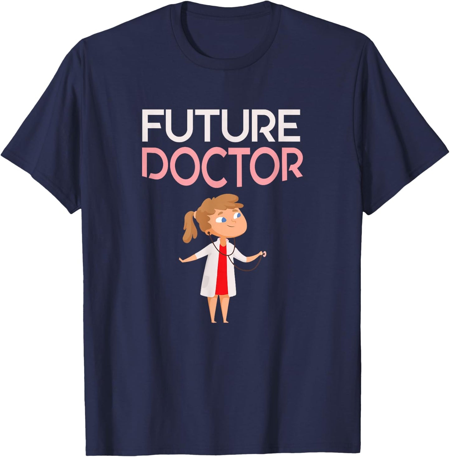 Future Doctor for Kids Funny Medical Gift T-Shirt - T-Shirt | Navy