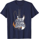 Worlds Okayest Bass Player, Bassist and Bass Guitar Player T-Shirt - T-Shirt | Navy