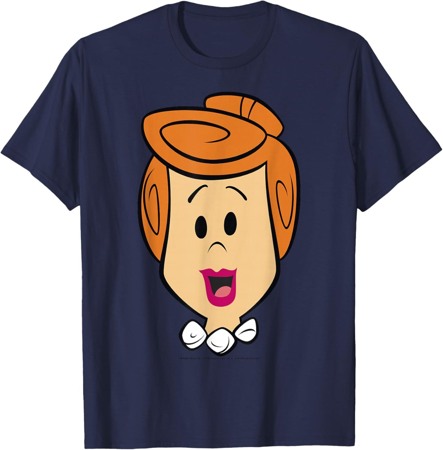 The Flintstones Wilma Big Face T-Shirt - T-Shirt | Navy