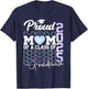 Mom Senior 2025 Proud Mom of A Class of 2025 Graduate T-Shirt - T-Shirt | Navy