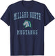 Millard North High School Mustangs T-Shirt - T-Shirt | Navy