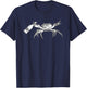 Crab Drinking Beer T-Shirt - T-Shirt | Navy