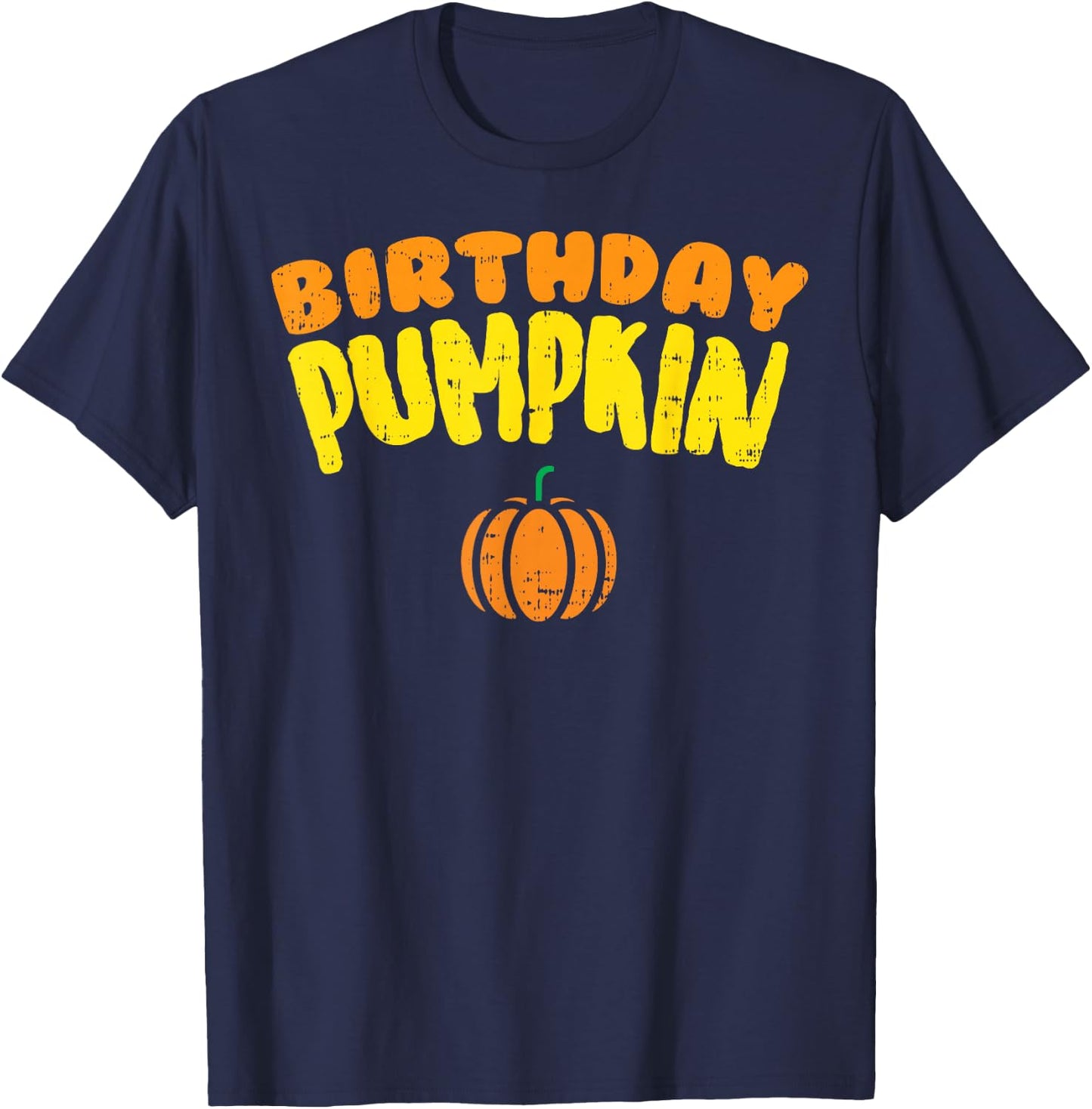Birthday Pumpkin Born On Halloween Costume Party Gift Boys T-Shirt - T-Shirt | Navy