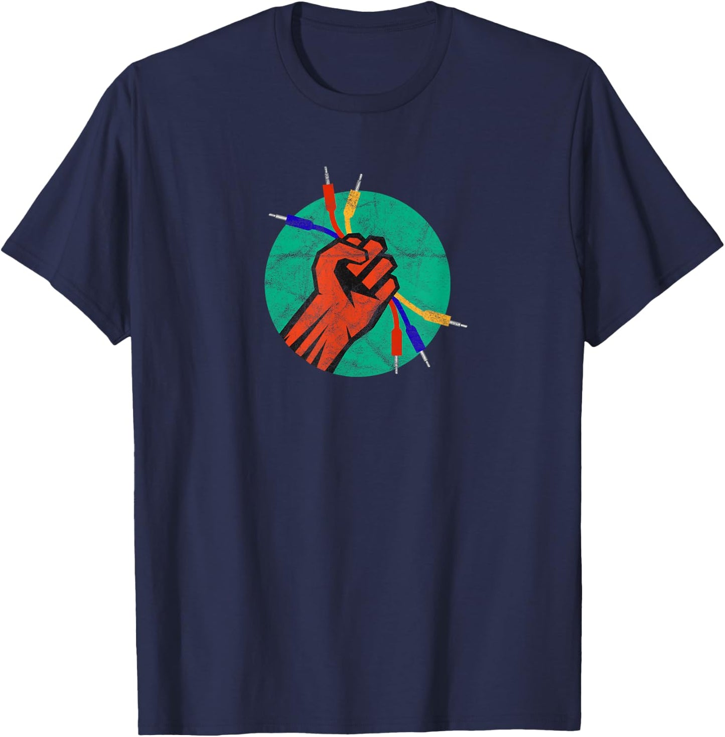 Modular Gear Eurorack Synthesizer Analog Modules T-Shirt - T-Shirt | Navy
