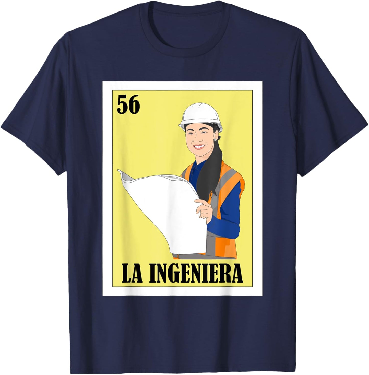Funny Mexican Engineering Design - La Ingeniera T-Shirt - T-Shirt | Navy