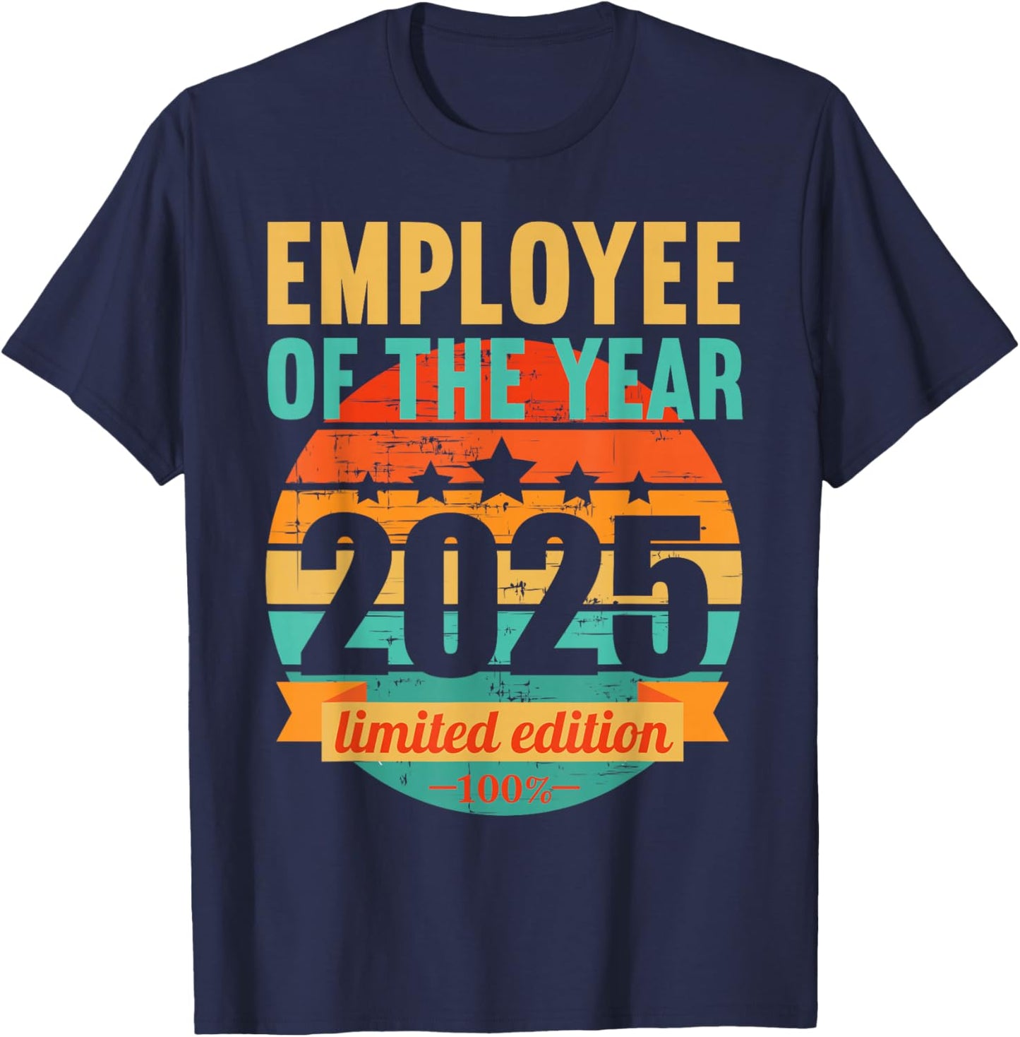 Employee of the year 2025 T-Shirt - T-Shirt | Navy