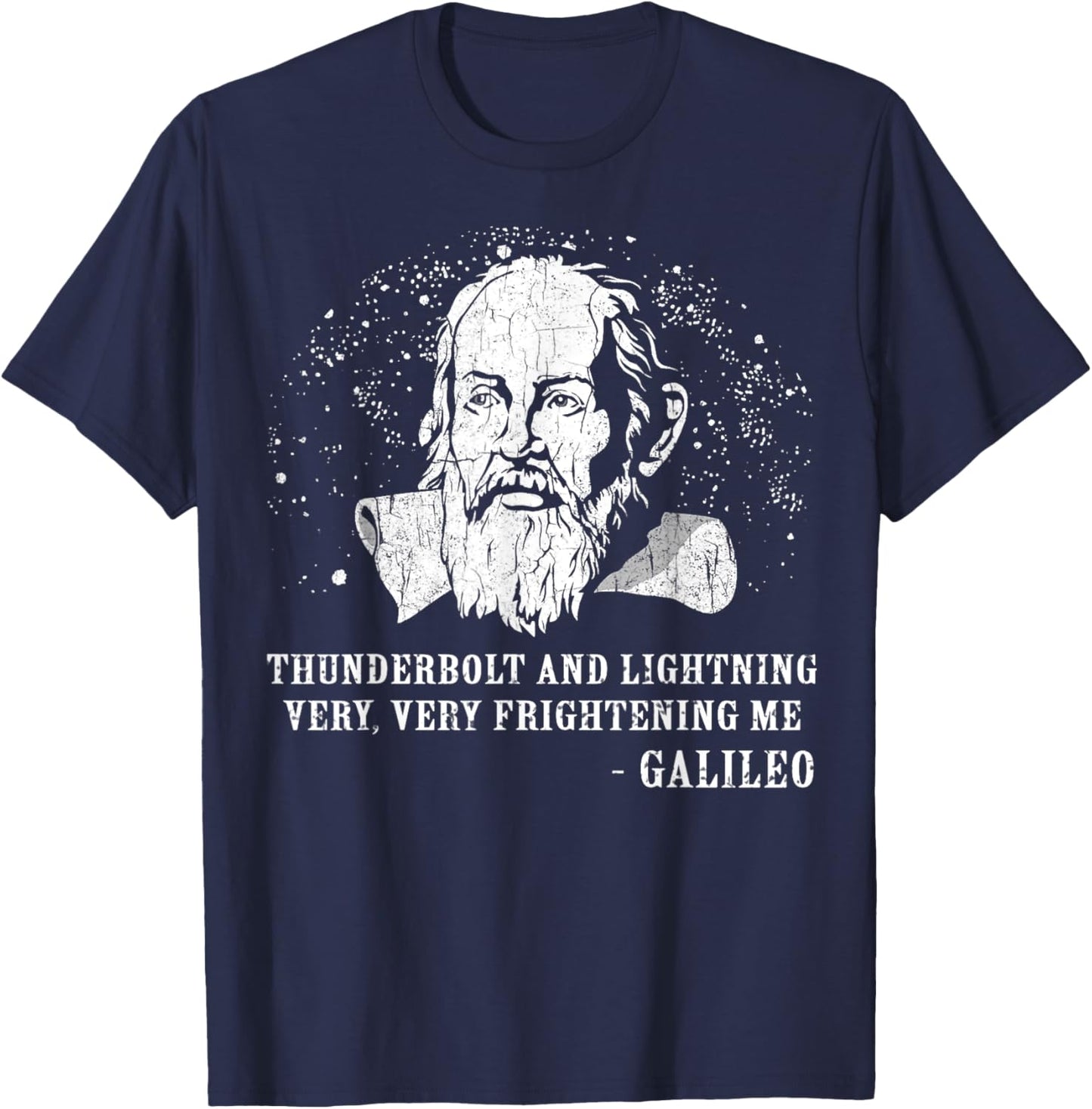 Thunderbolt and Lightning Galileo Retro Very Frightening Me T-Shirt - T-Shirt | Navy