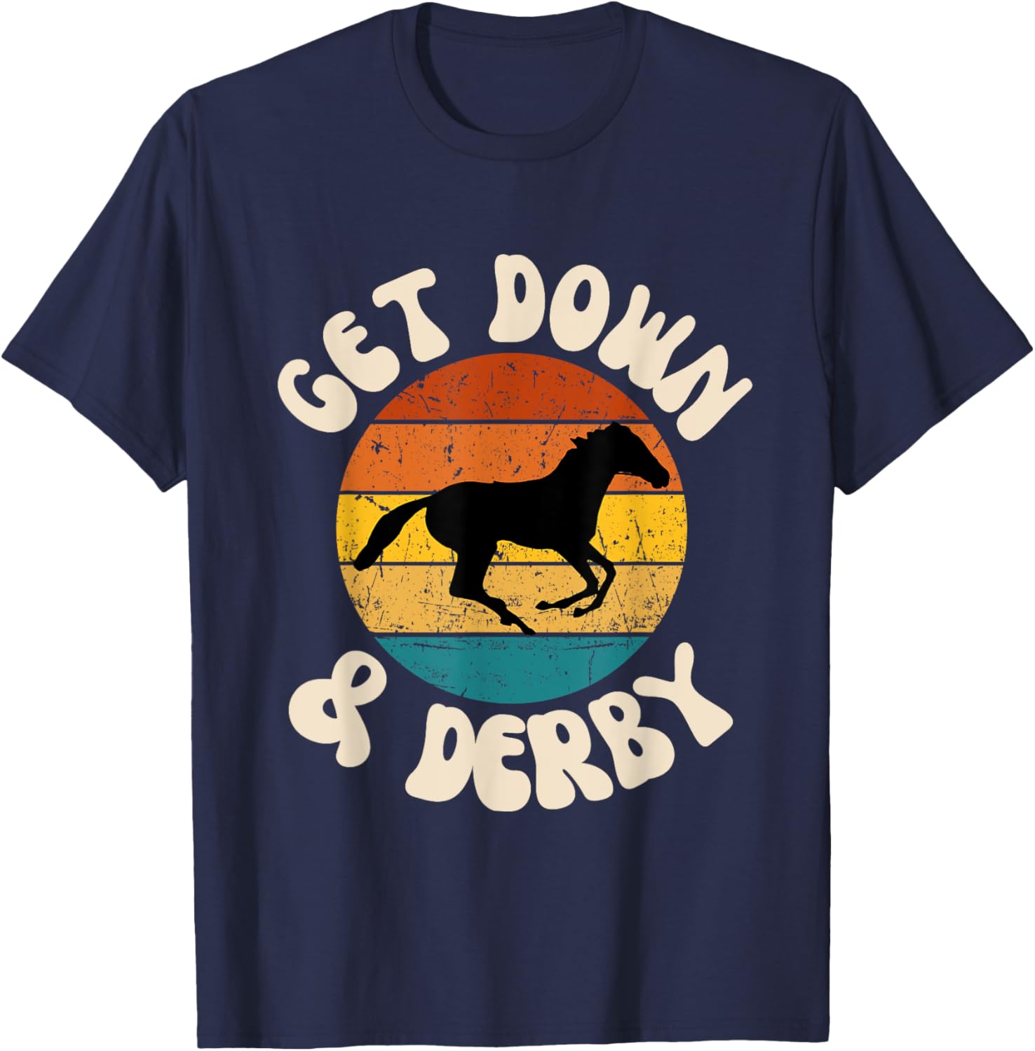 Get Down and Derby T-Shirt - T-Shirt | Navy