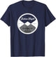 Jackson Heights Queens New York City NYC Circle Graphic T-Shirt - T-Shirt | Navy