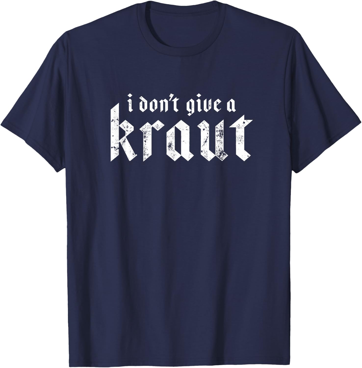 Funny Sauerkraut Kraut Oktoberfest Bratwurst Sausage Chef T-Shirt - T-Shirt | Navy