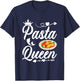 Pasta Queen I Pasta T-Shirt - T-Shirt | Navy