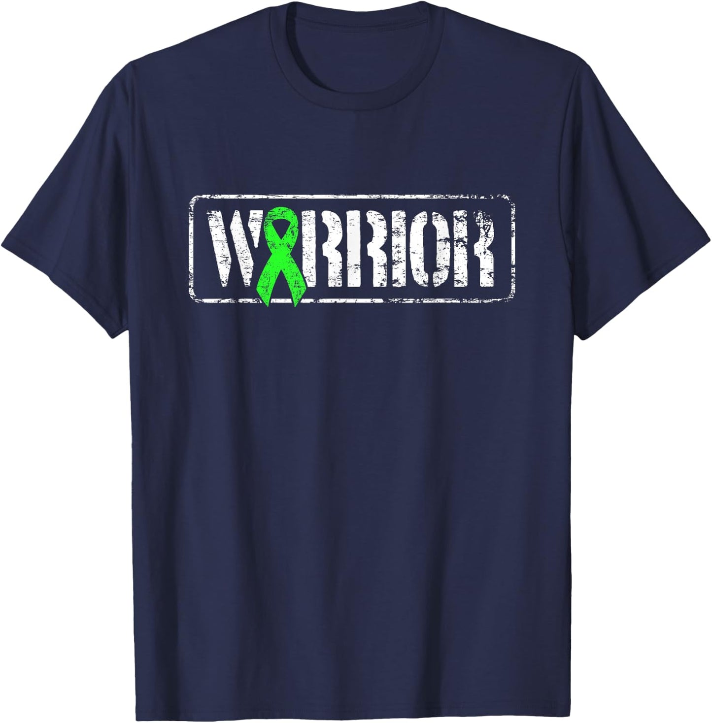 Non-Hodgkins Lymphoma Warrior - Military-Style Awareness T-Shirt - T-Shirt | Navy