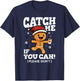 Catch Me If You Can Gingerbread Coffee Christmas Running T-Shirt - T-Shirt | Navy