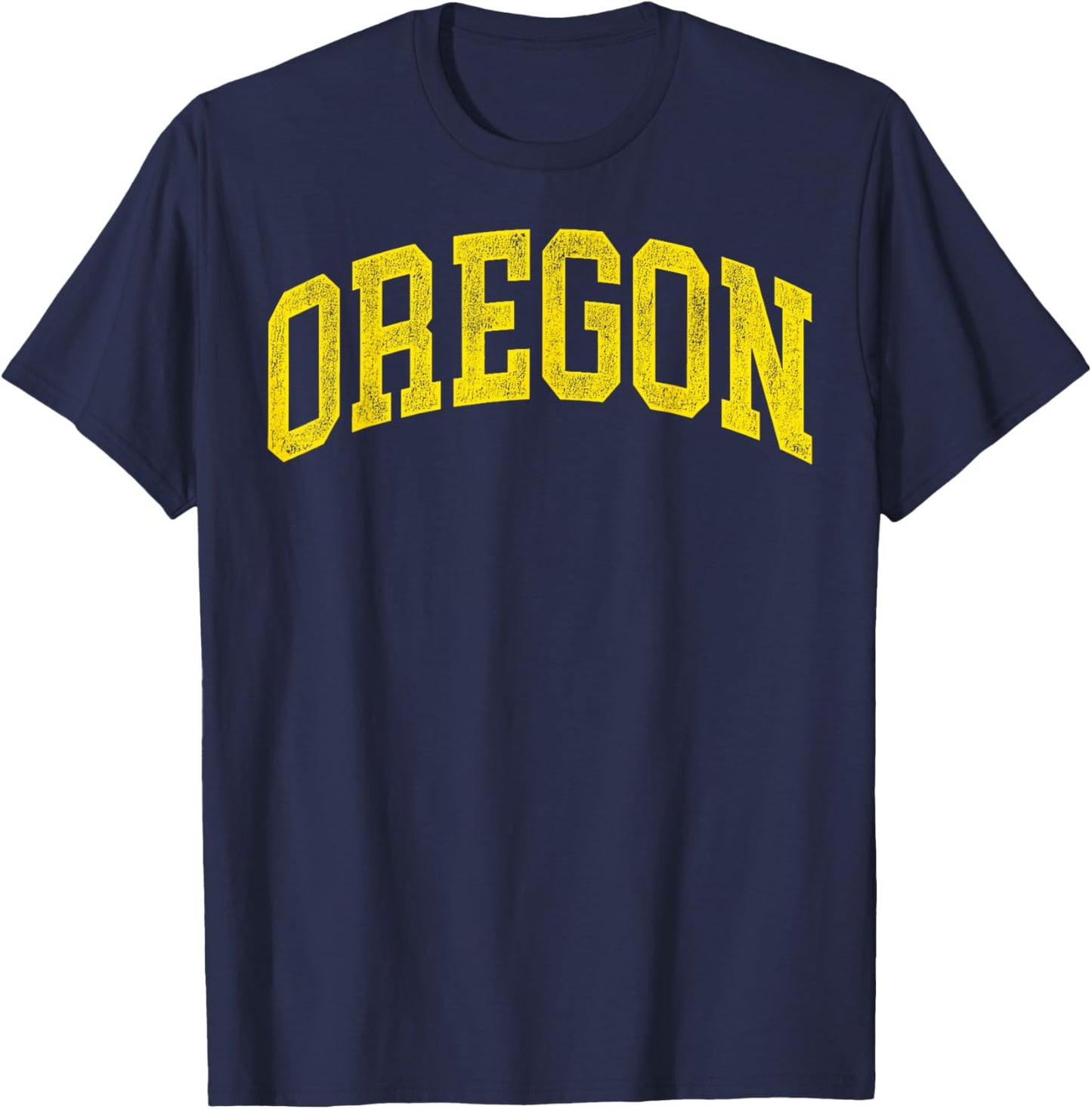 Vintage Oregon Men Oregon Women Green Design Men Women Kids T-Shirt - T-Shirt | Navy