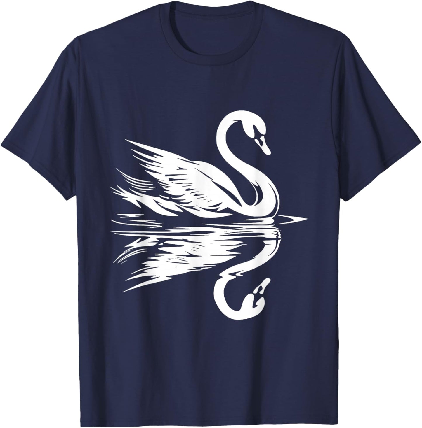 Cute Swan T-Shirt - T-Shirt | Navy