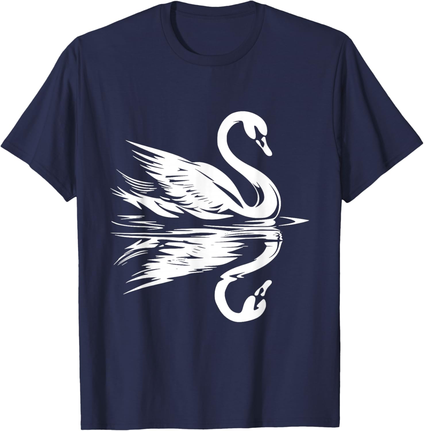 Cute Swan T-Shirt - T-Shirt | Navy