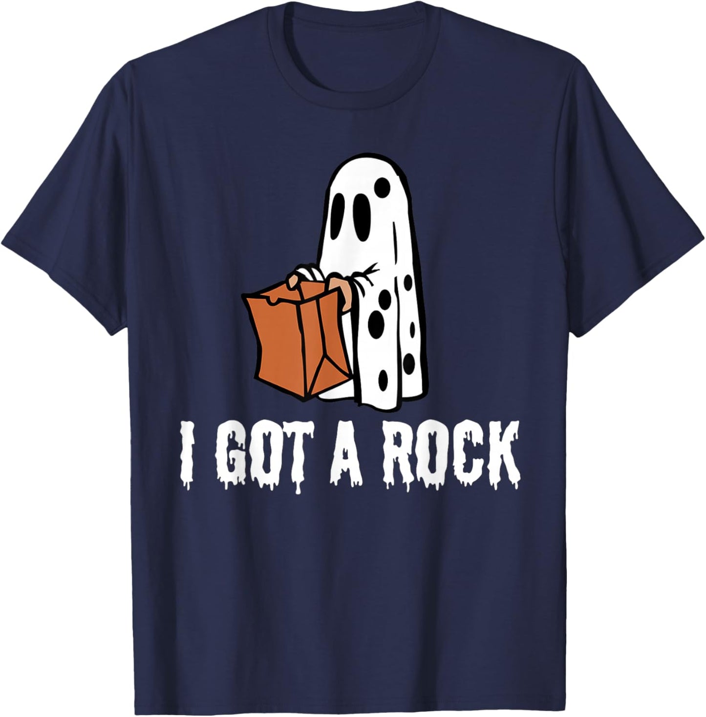 I Got A Rock Halloween T-Shirt - T-Shirt | Navy