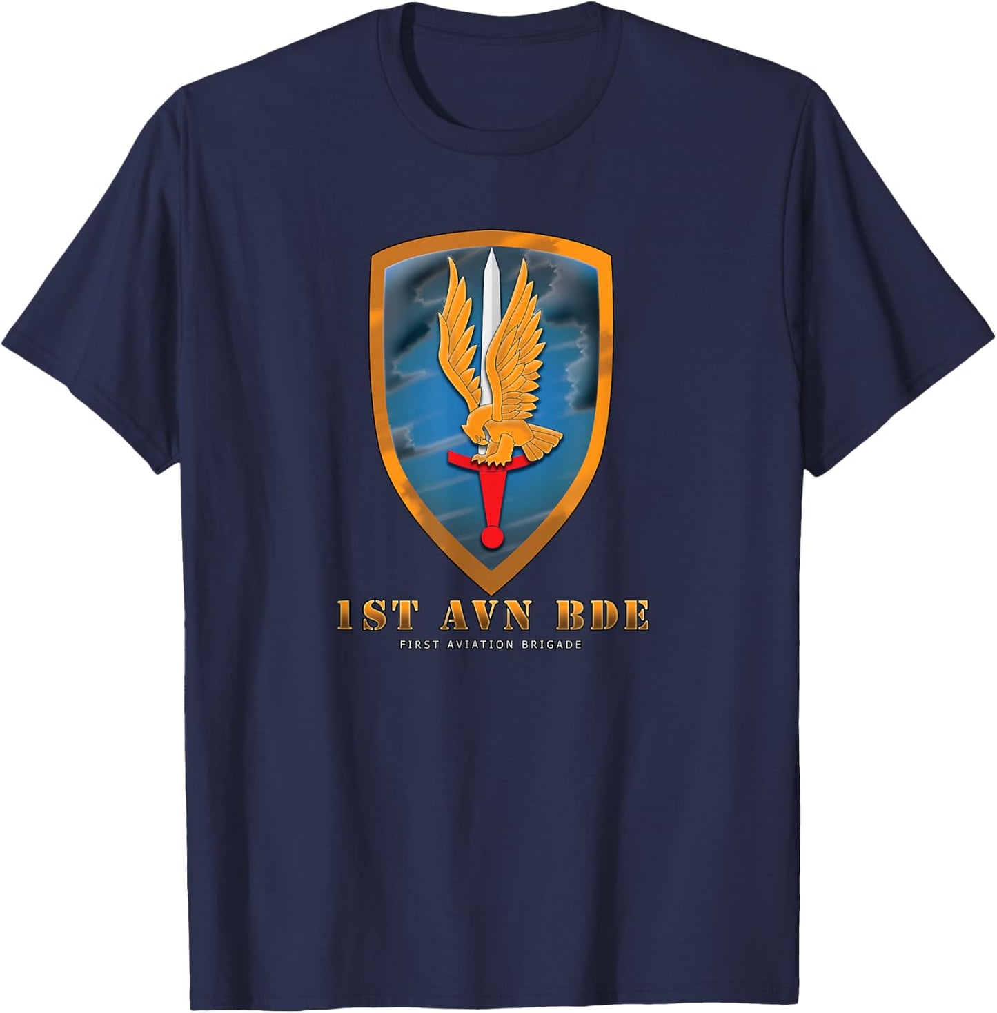 1st Aviation Brigade T-Shirt - T-Shirt | Navy