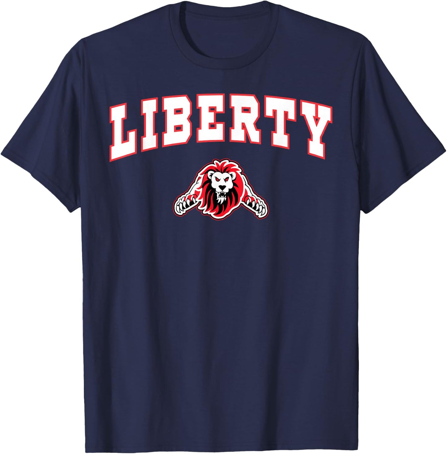 Liberty High School Lions C2 T-Shirt - T-Shirt | Navy