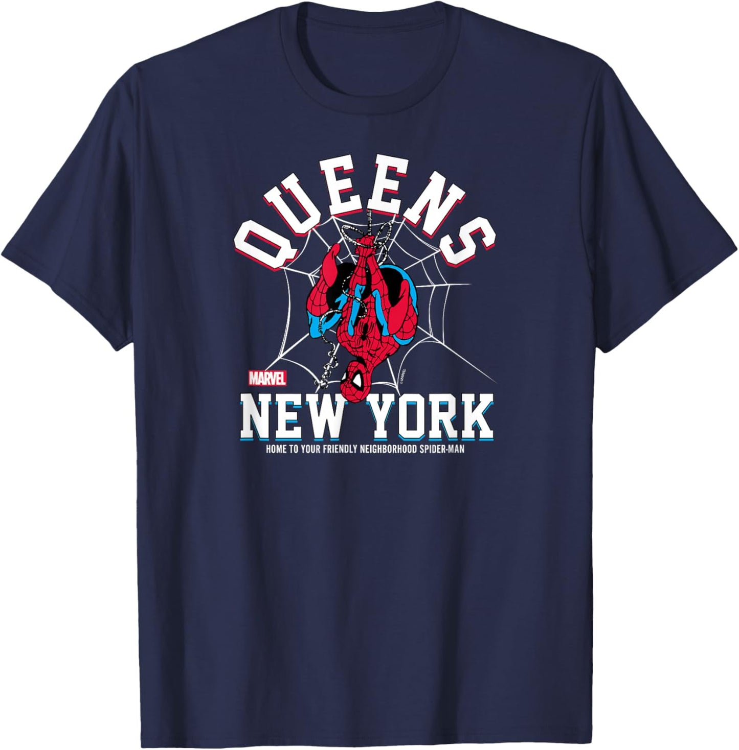 Spider-Man - Collegiate T-Shirt - T-Shirt | Navy