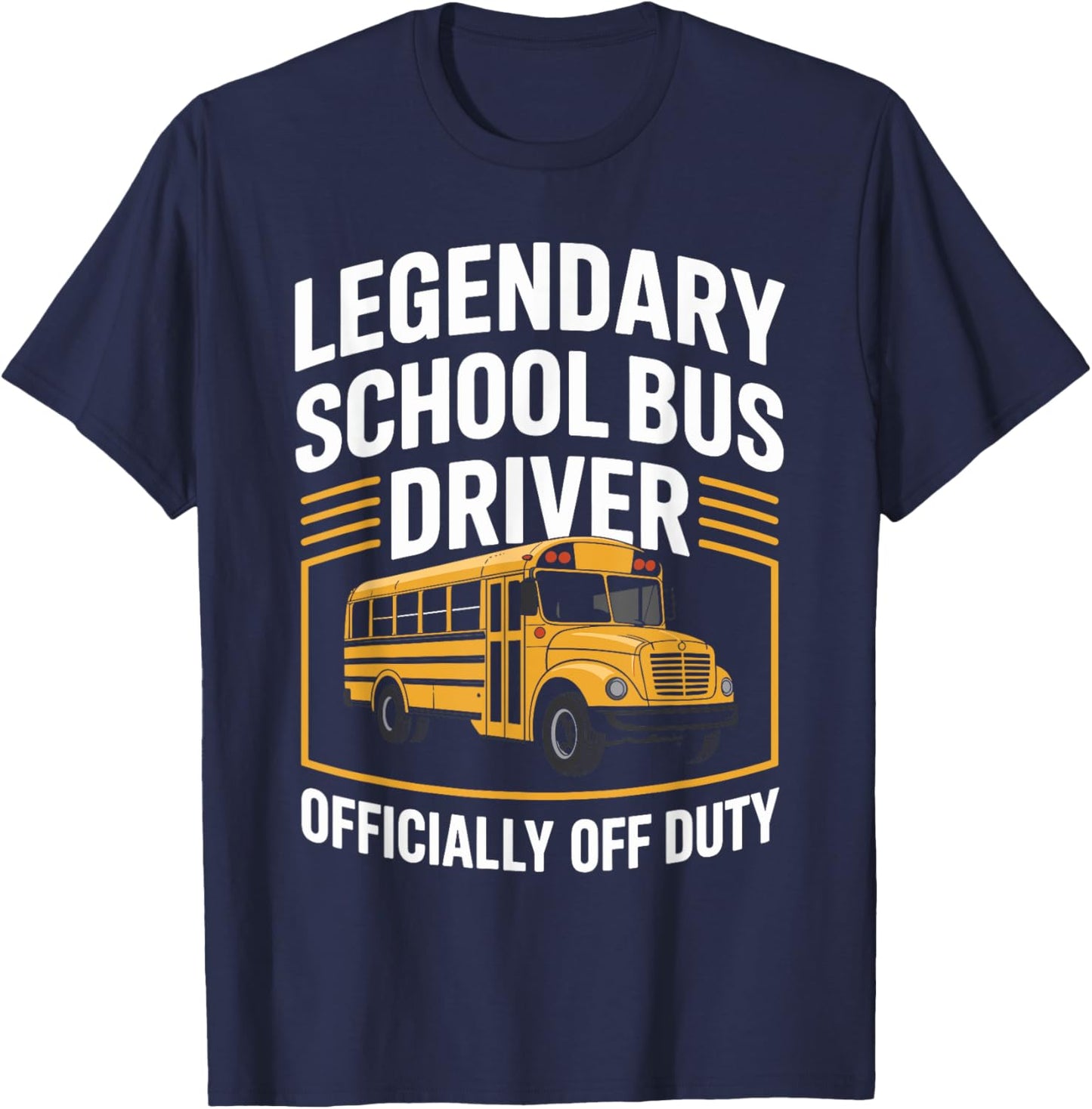 School Bus Driver Retirement Off Duty Women T-Shirt - T-Shirt | Navy