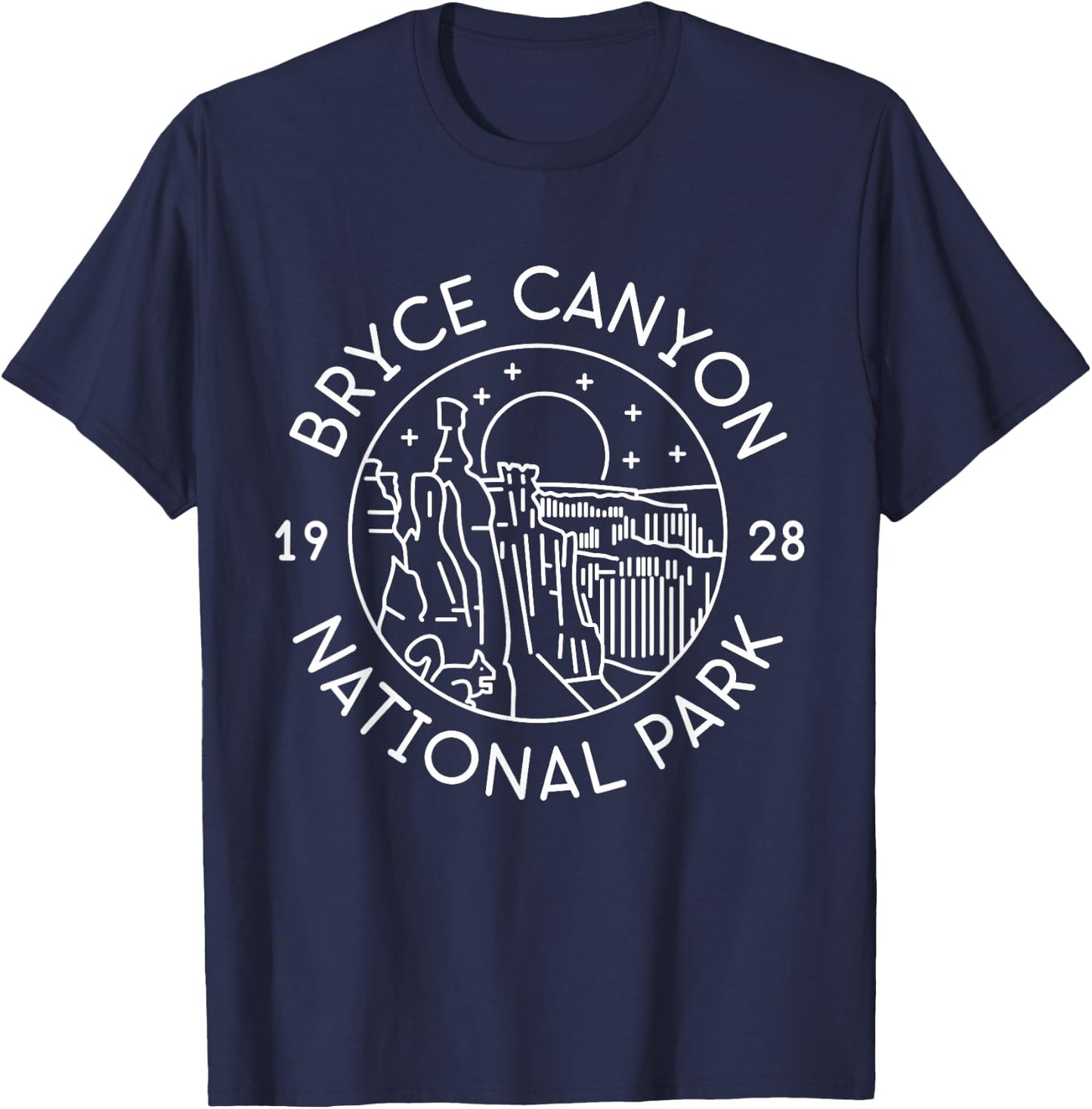 Bryce Canyon National Park 1928 Utah T-Shirt - T-Shirt | Navy
