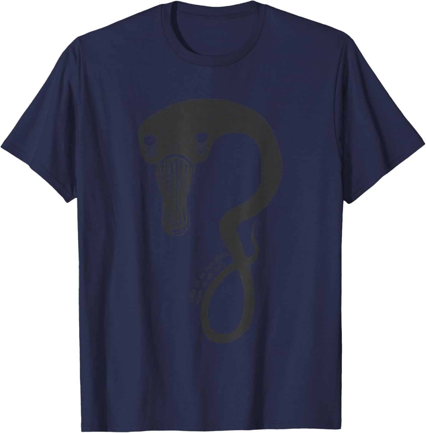 Billie Eilish Official Monster Black T-Shirt - T-Shirt | Navy