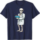Nurse Halloween Skeleton Doctor Halloween Medical Skeleton T-Shirt - T-Shirt | Navy
