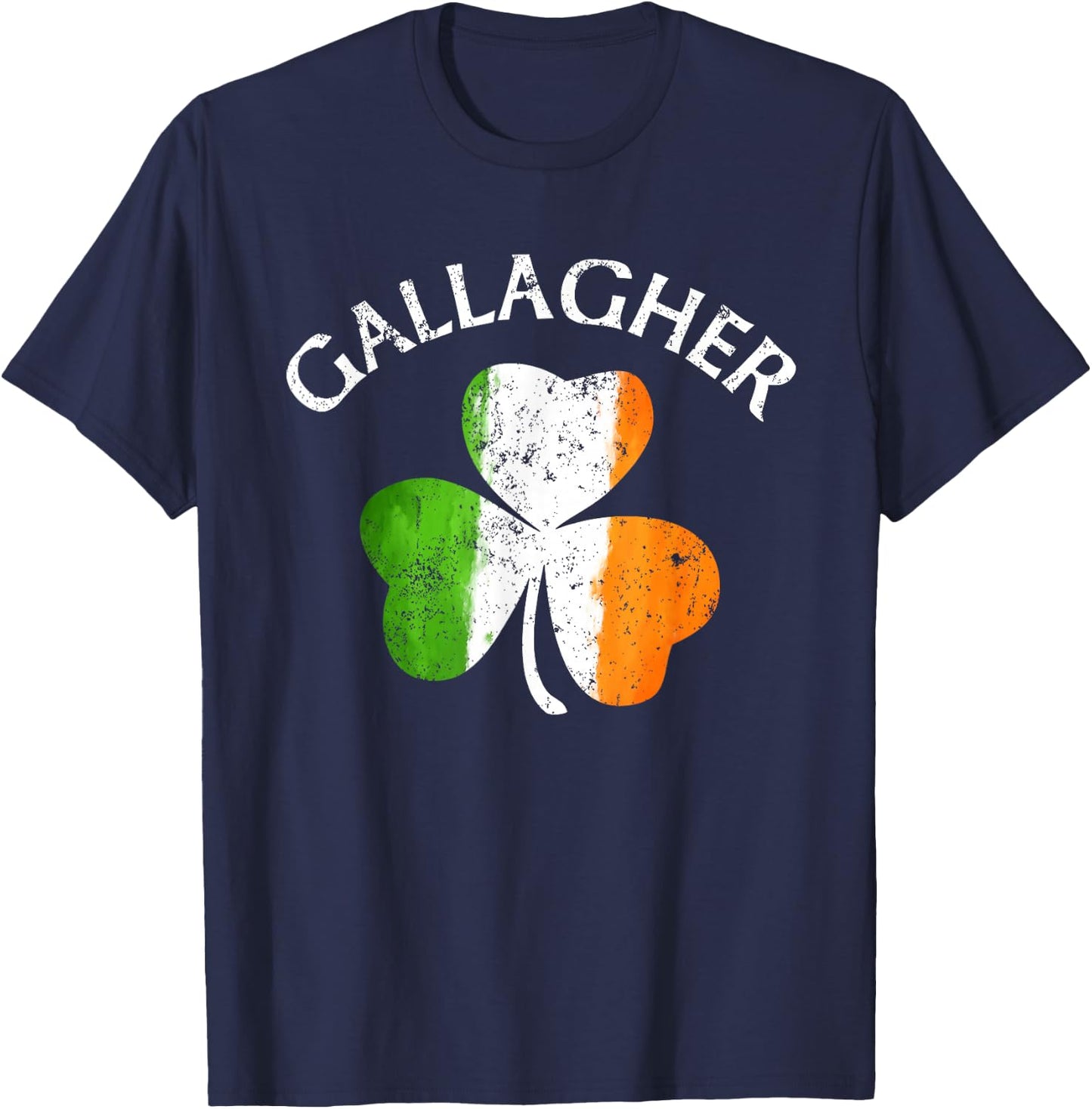 Gallagher Irish Family Name T-Shirt - T-Shirt | Navy