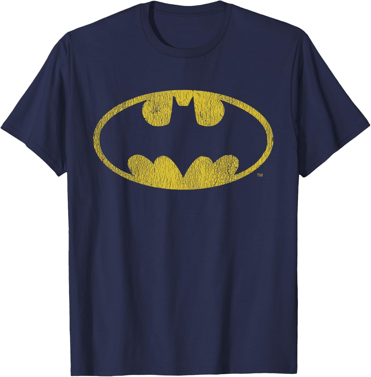 Kids DC Comics Batman Distressed Classic Logo T-Shirt - T-Shirt | Navy