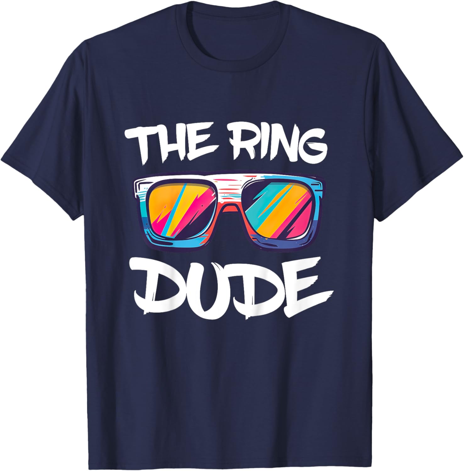 Kids The Ring Dude Shirt Kids Little Boys Ring Bearer T-Shirt - T-Shirt | Navy