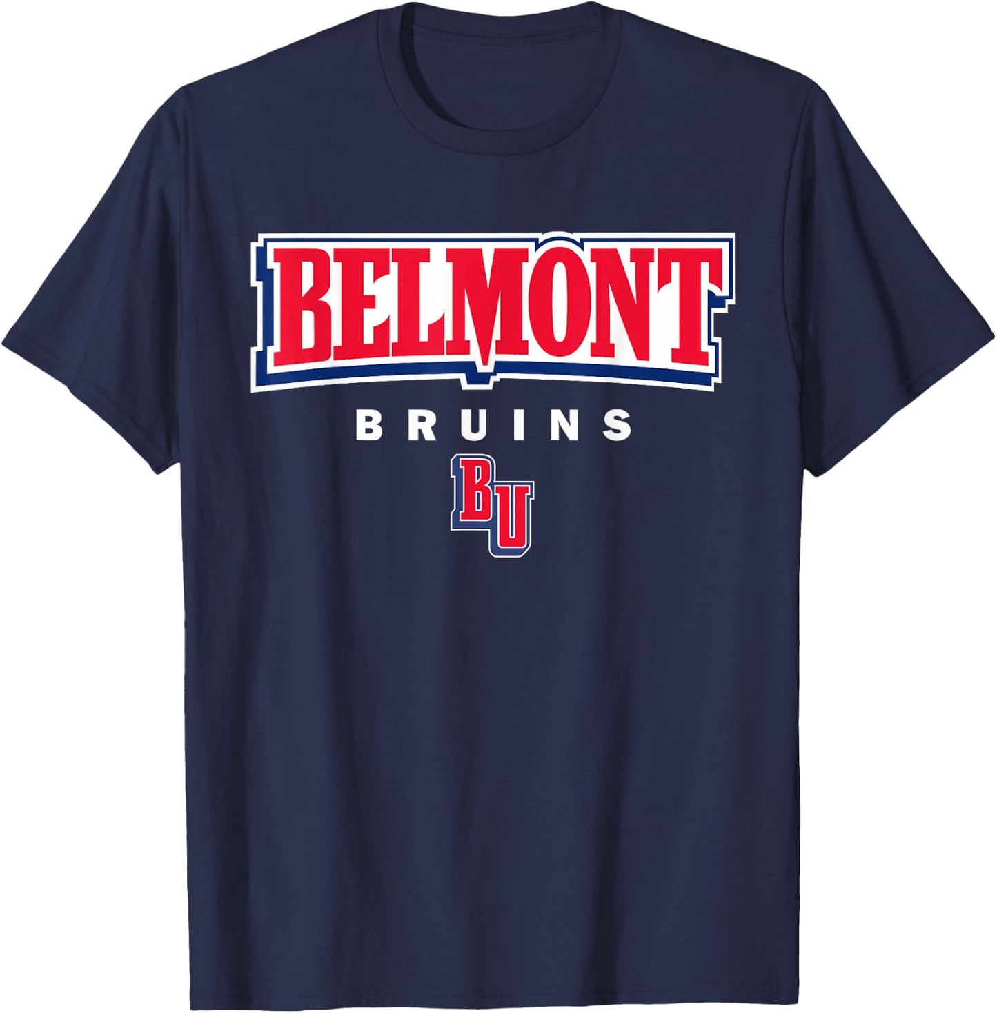 Belmont Bruins | Official NCAA University | NCAFBEL03 T-Shirt - T-Shirt | Navy