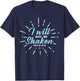 Religious Shirt, I Will Not Be Shaken T-Shirt - T-Shirt | Navy