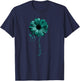 Myasthenia Gravis Awareness Shirt Warrior Pretty T-Shirt - T-Shirt | Navy