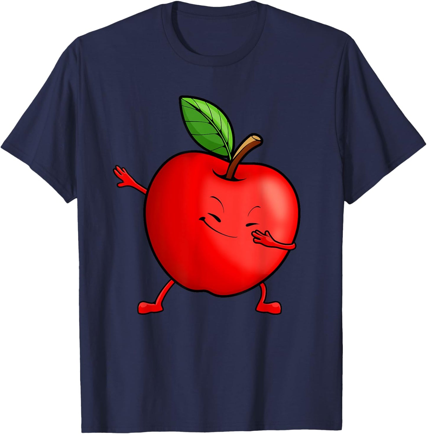 Apple Design For Boys Kids Toddler Fruit Apple Picking Apple T-Shirt - T-Shirt | Navy