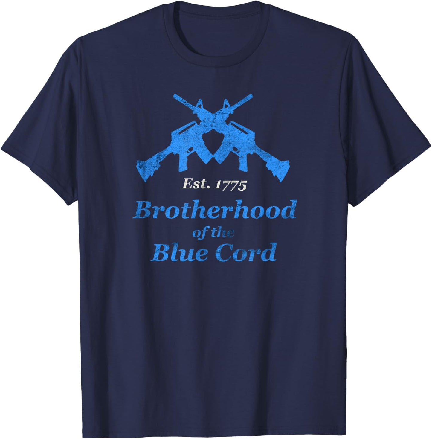 Brotherhood Of The Blue Cord U.S. Army Infantry Grunt 11-B T-Shirt - T-Shirt | Navy