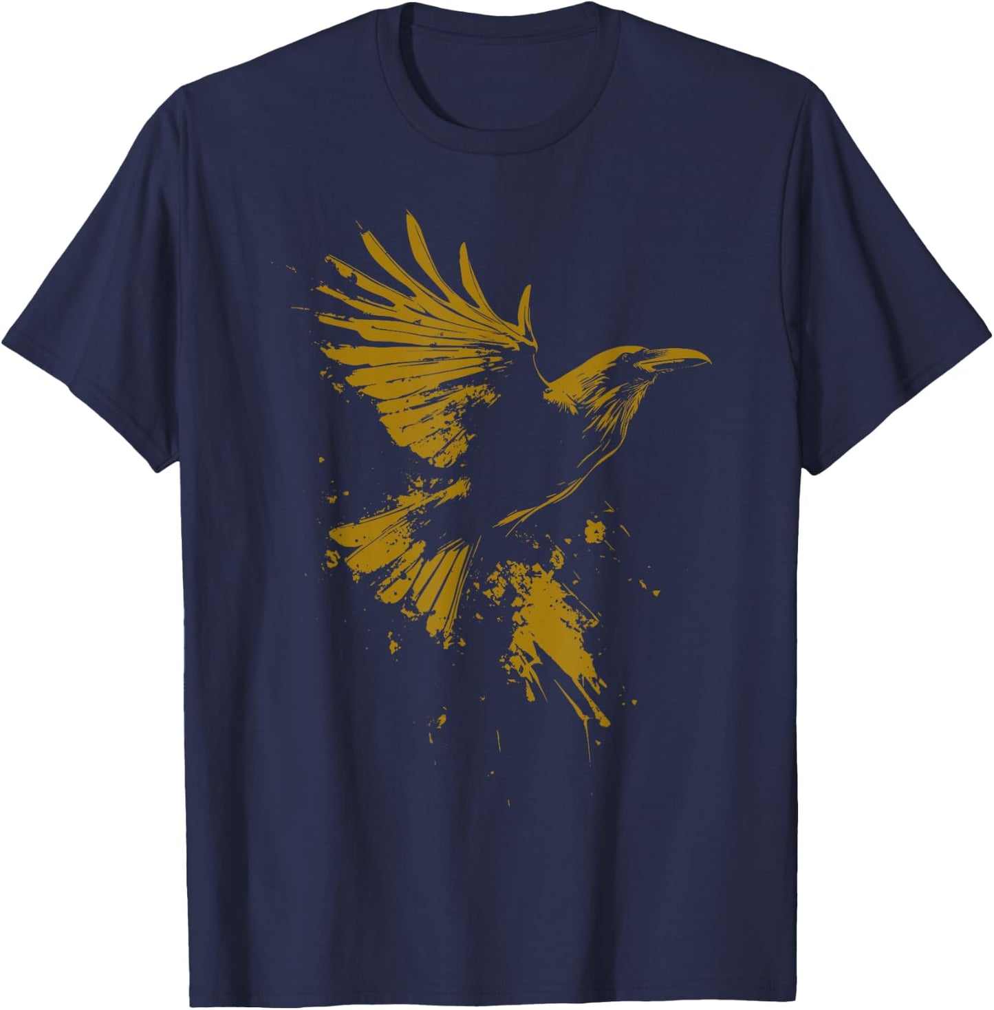 Raven Crow T-Shirt - T-Shirt | Navy