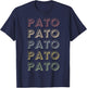 Retro Pato Repetitive Vintage Player T-Shirt - T-Shirt | Navy