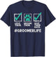 Funny Dog Groomer Gift Women Cool Pet Dog Grooming T-Shirt - T-Shirt | Navy