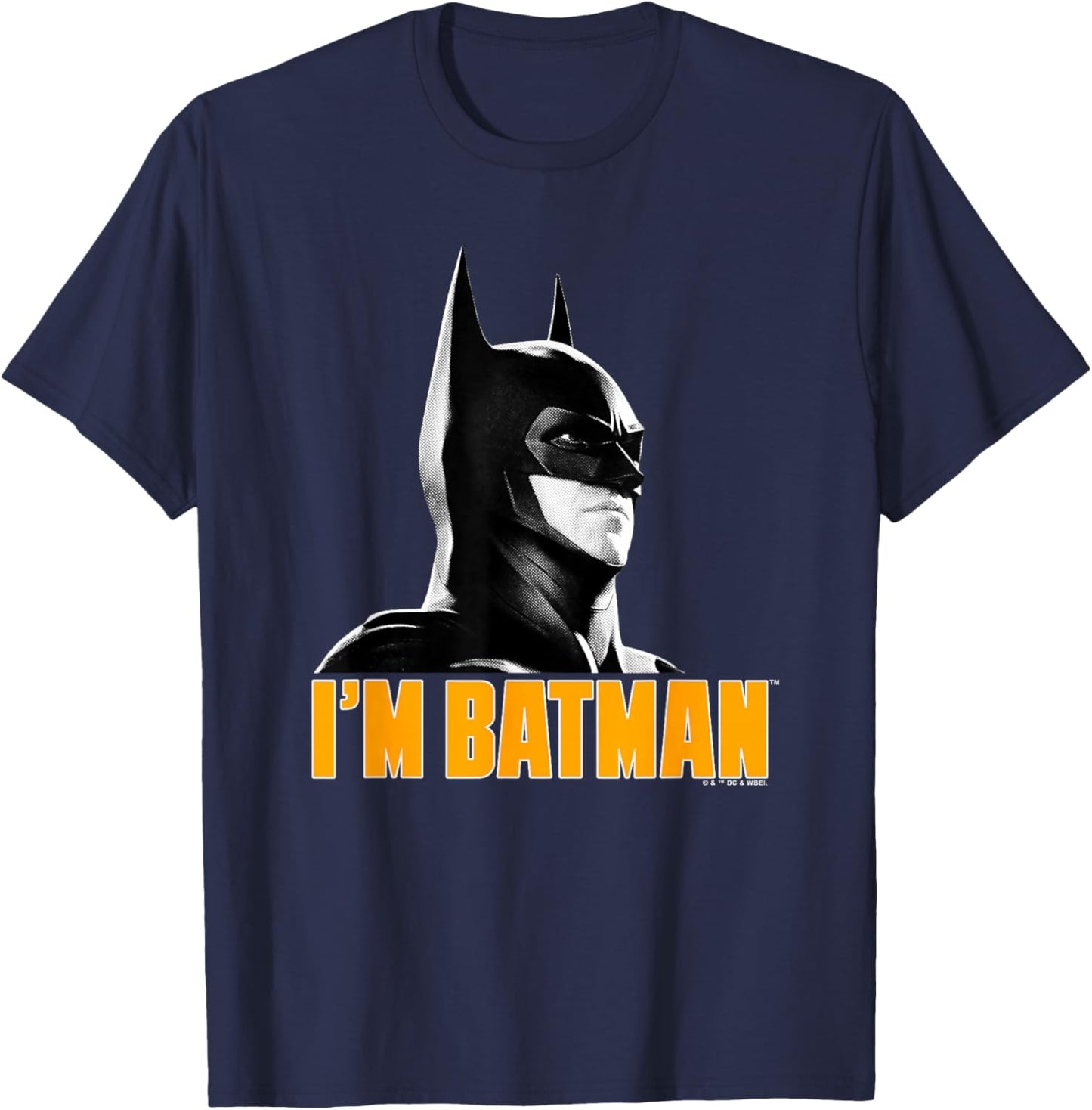 The Flash Movie Batman Portait T-Shirt - T-Shirt | Navy
