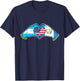 Heart Hands Honduras, Guatemala and The USA T-Shirt - T-Shirt | Navy