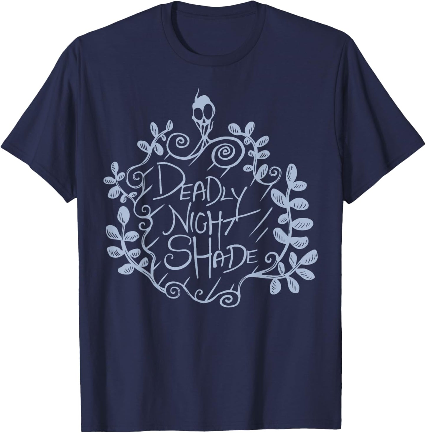 Disney The Nightmare Before Christmas Deadly Night Shade T-Shirt - T-Shirt | Navy