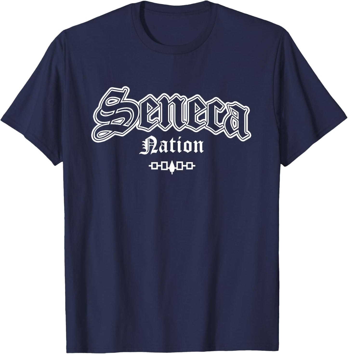Seneca Nation Iroquois Flag Native American Indian T-Shirt - T-Shirt | Navy