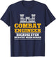 Combat Engineer Because Even Infantry Needs Heroes T-Shirt - T-Shirt | Navy