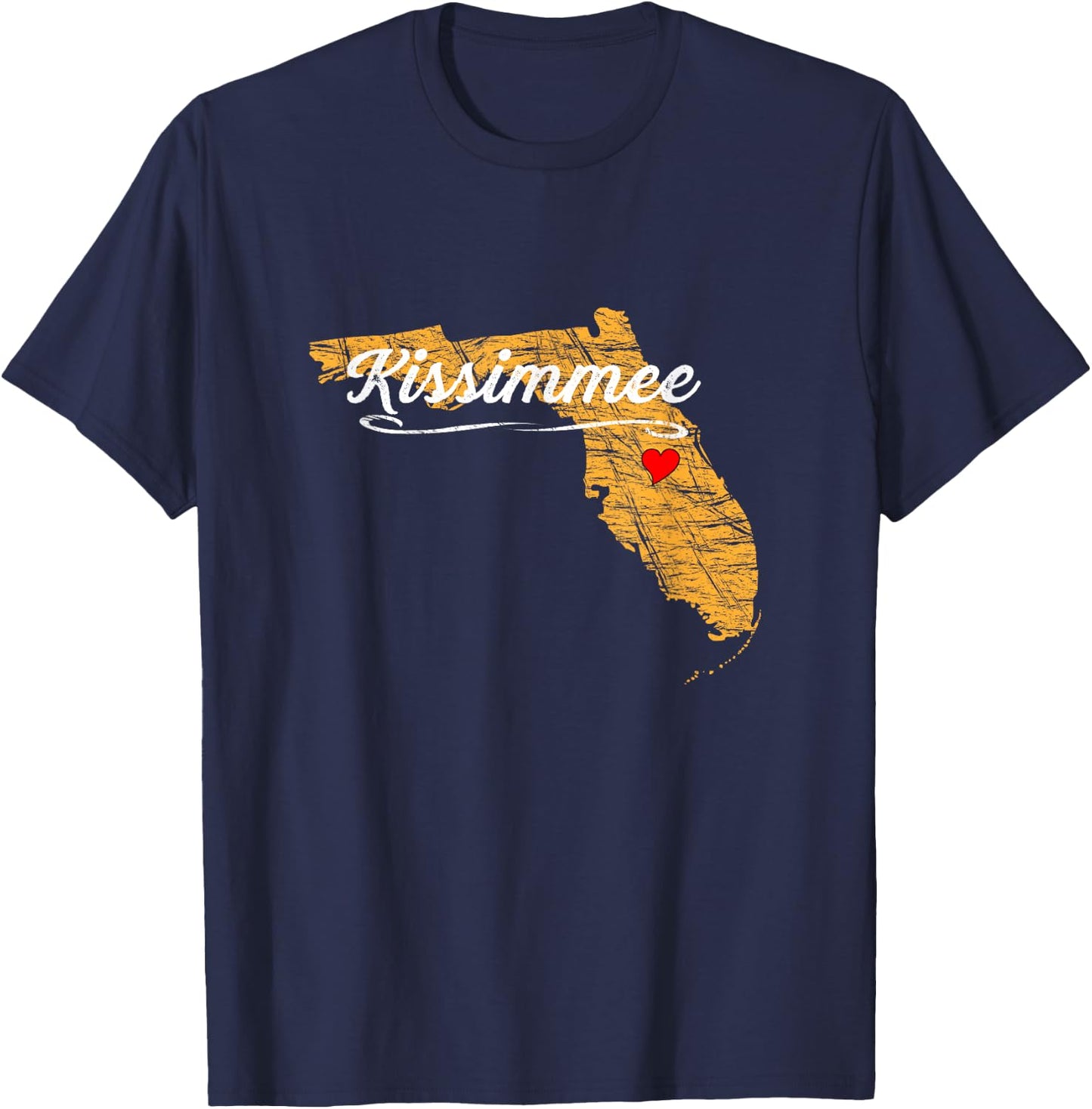 City of Kissimmee Florida Vacation Souvenir Graphic T-Shirt - T-Shirt | Navy