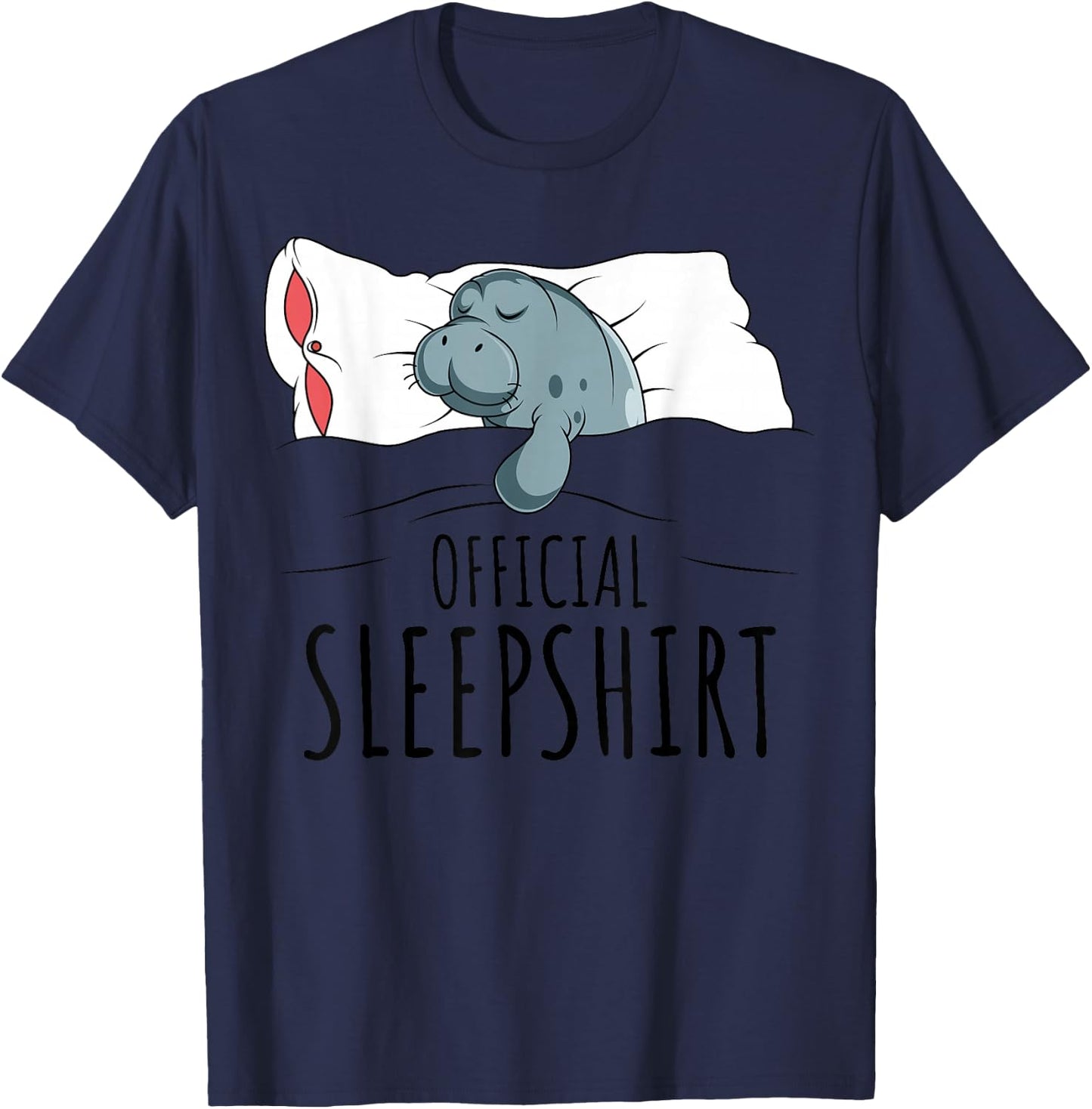Manatee Official Sleepshirt T-Shirt - T-Shirt | Navy