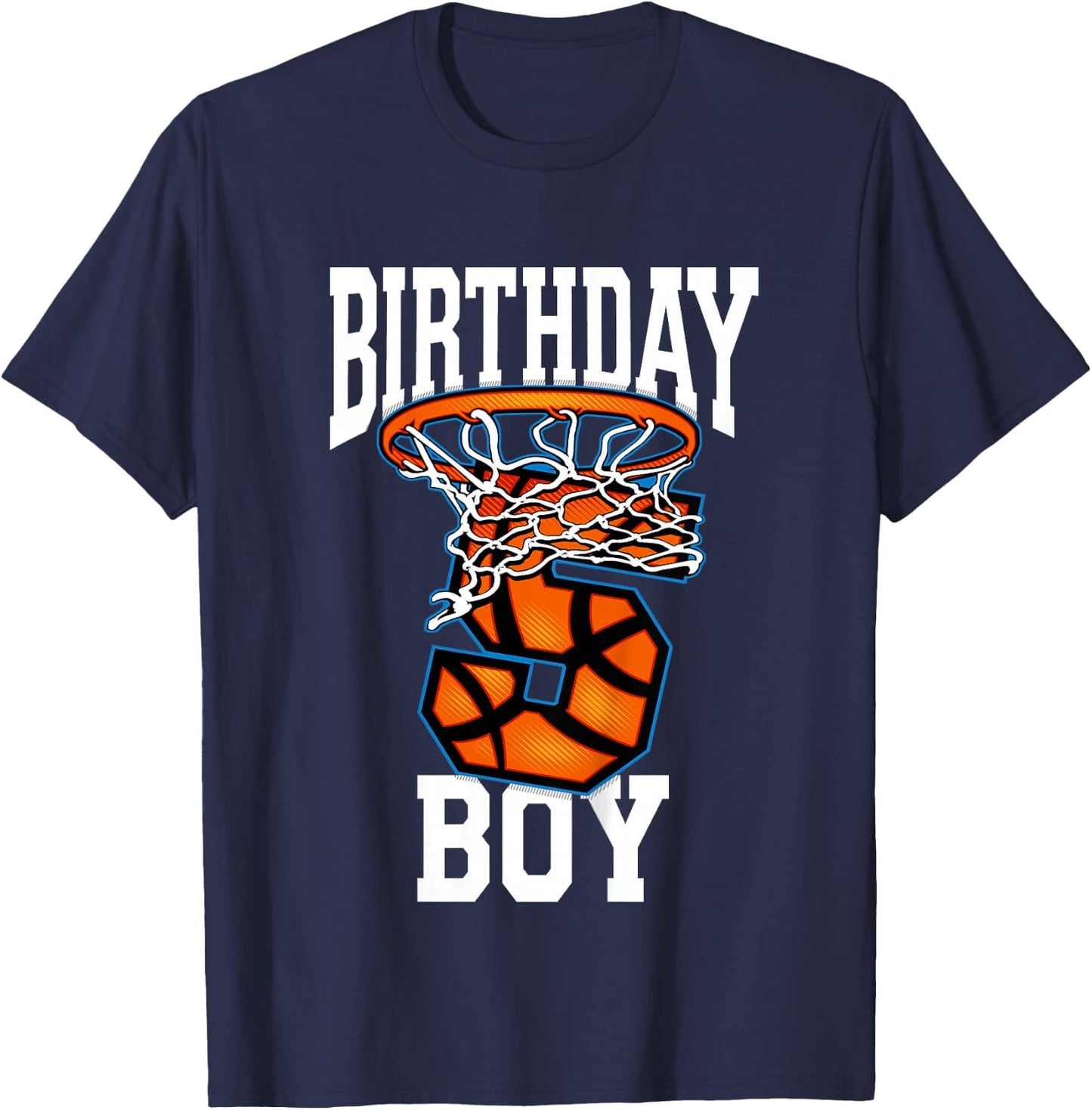 Kids 5th Birthday | Basketball Shirt For Boy | 5 Years Old T-Shirt - T-Shirt | Navy