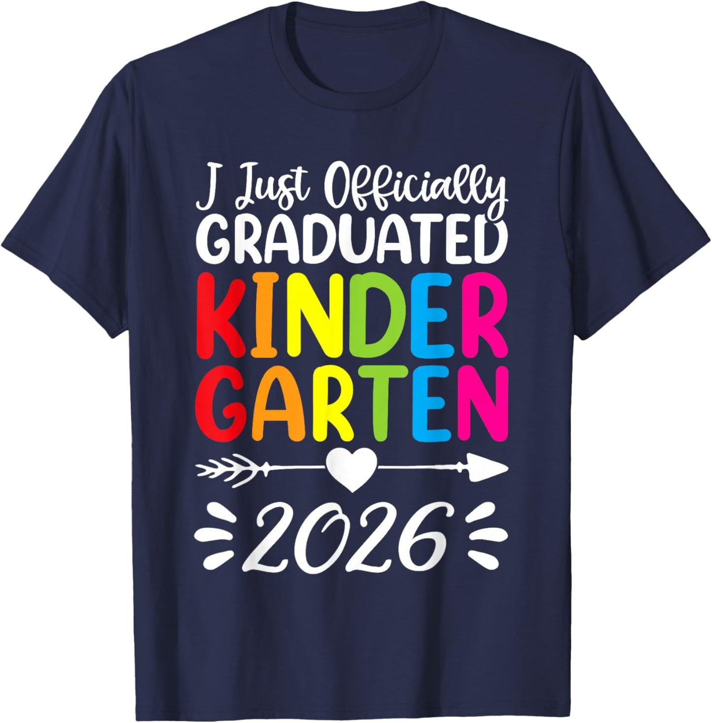 Kindergarten Graduation Outfit for Boys and Girls, Graduate T-Shirt - T-Shirt | Navy