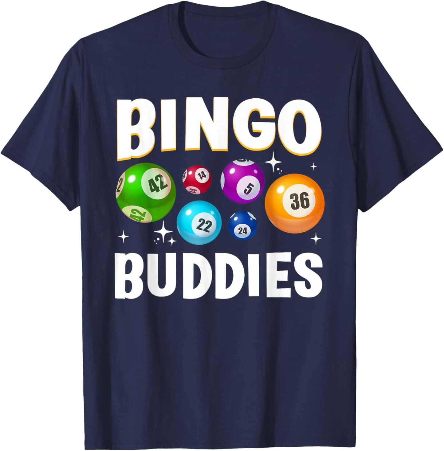 Bingo Buddies Design Women Bingo Lover Bingo Player T-Shirt - T-Shirt | Navy