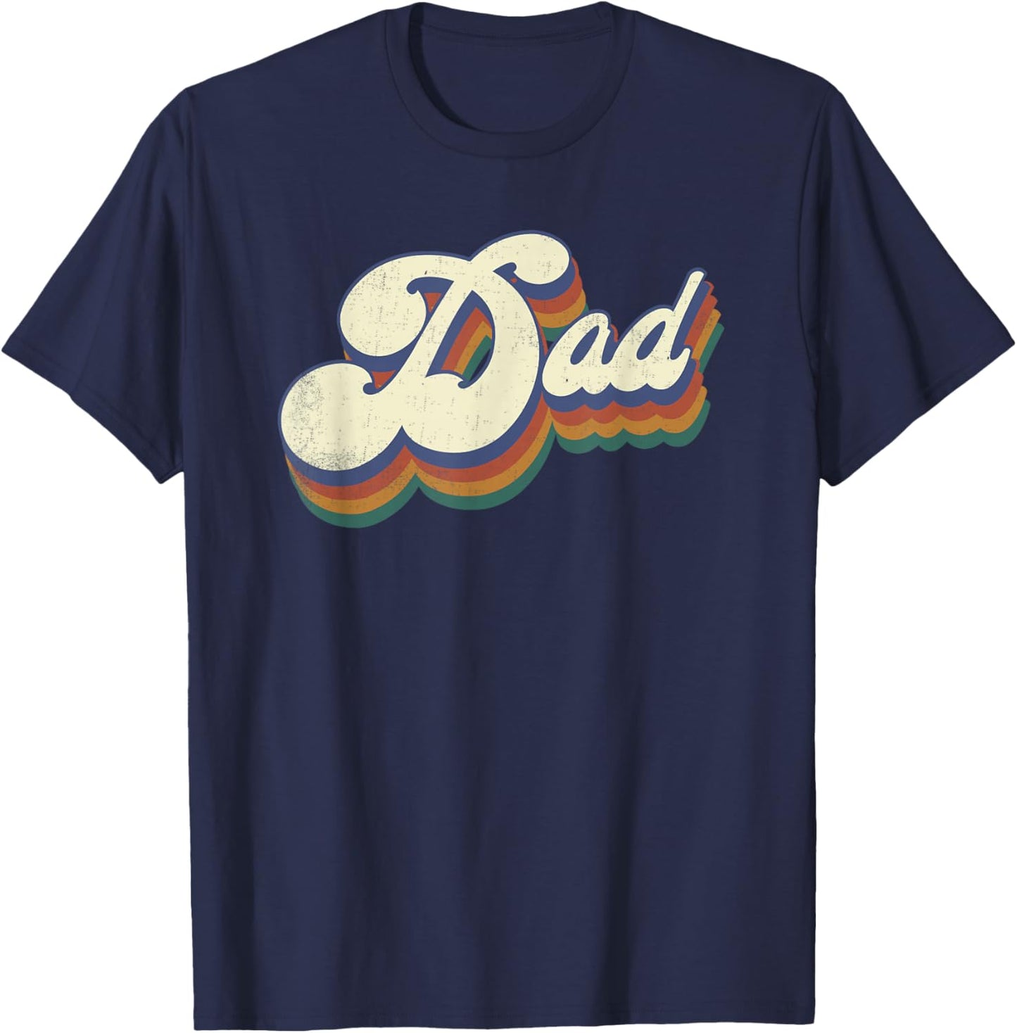 Dad Gifts Retro Vintage Father's Day Dad T-Shirt - T-Shirt | Navy